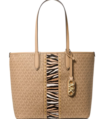 Bolso tote Michael Kors ELIZA camel multi